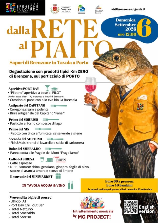 A Porto il pranzo sul porticciolo con i Sapori di Brenzone