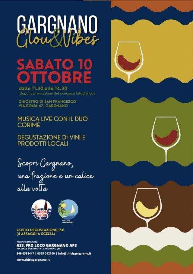 Gargnano, Glou & Vibes: wine and music tasting at the Cloister of San Francesco